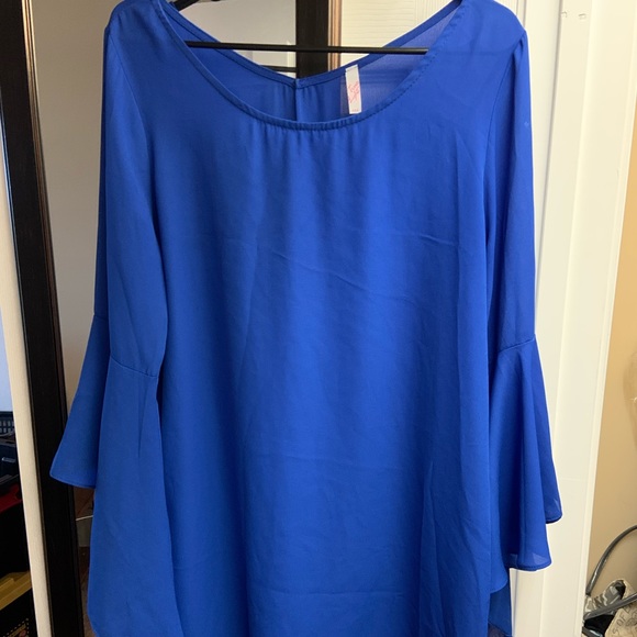 Flowy Blue Spring Dress!💙 - Picture 2 of 3